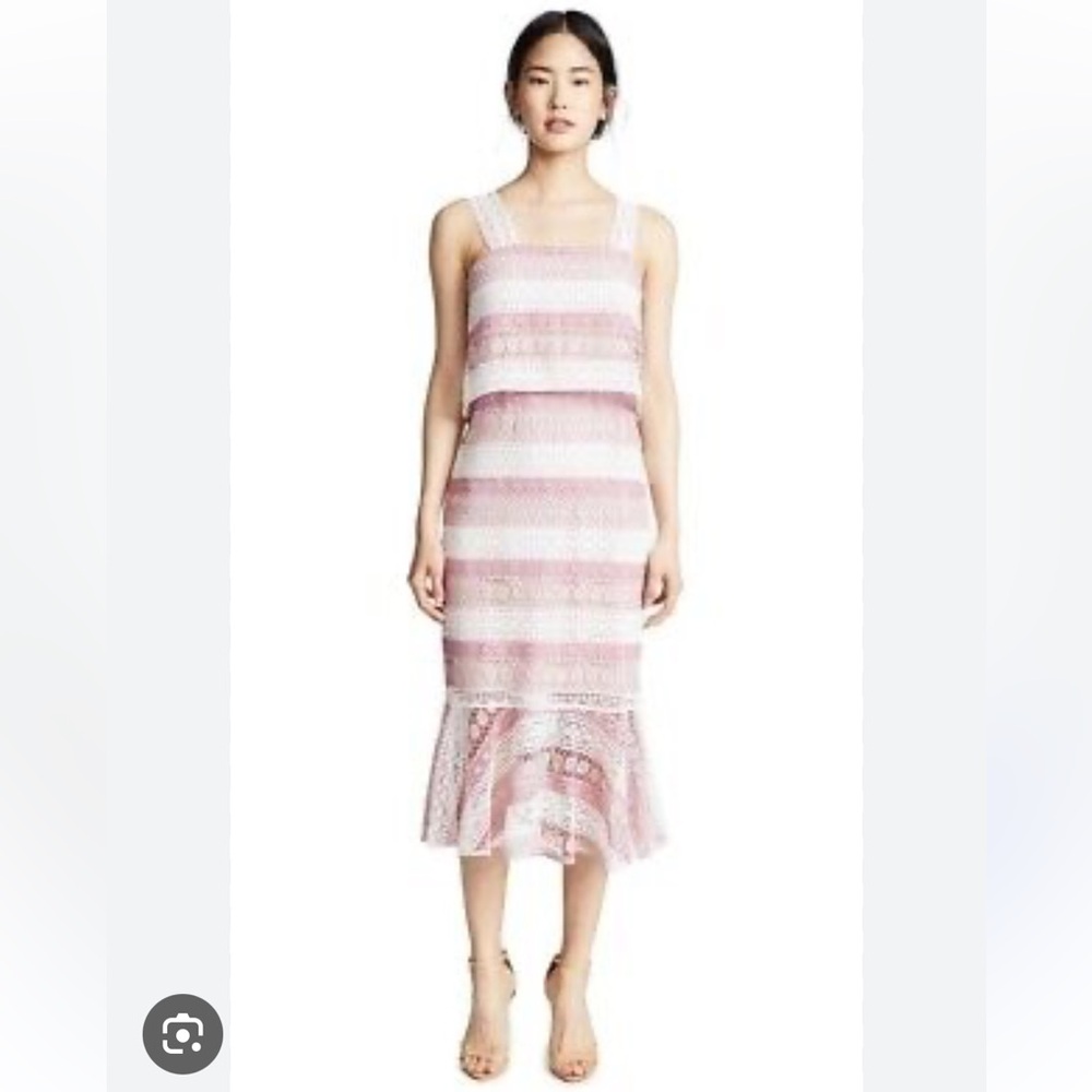 Shoshanna Dunham dress in blush size 4